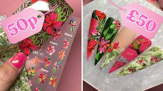 50p to £50! : Turning CHEAP Nail Supplies into LUXURY Nail Art that looks EXPENSIVE