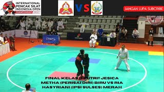 final Kelas D Putri Jesica Metha perisai Diri Vs Ria Hasyriani ipsi Sulses
