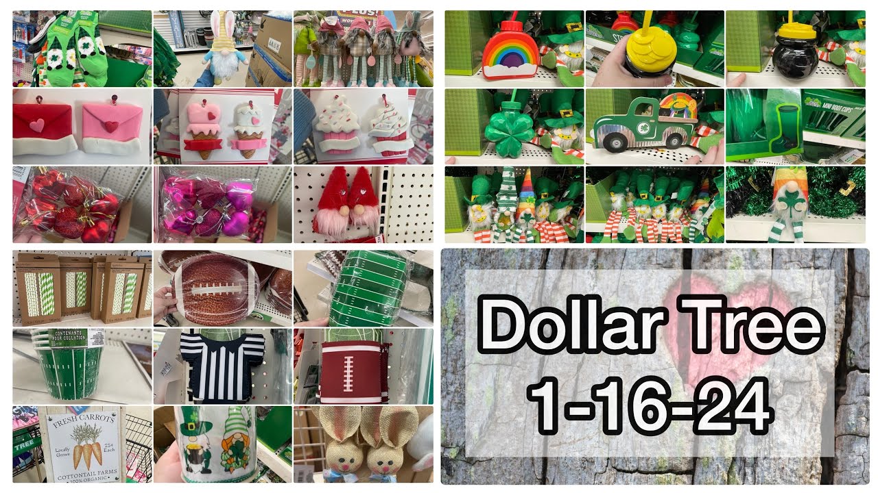 New Dollar Tree Walkthrough 1-16-2024 - YouTube