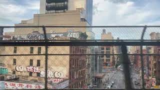 Uptown (B) Train Over Manhattan Bridge [NYCT]