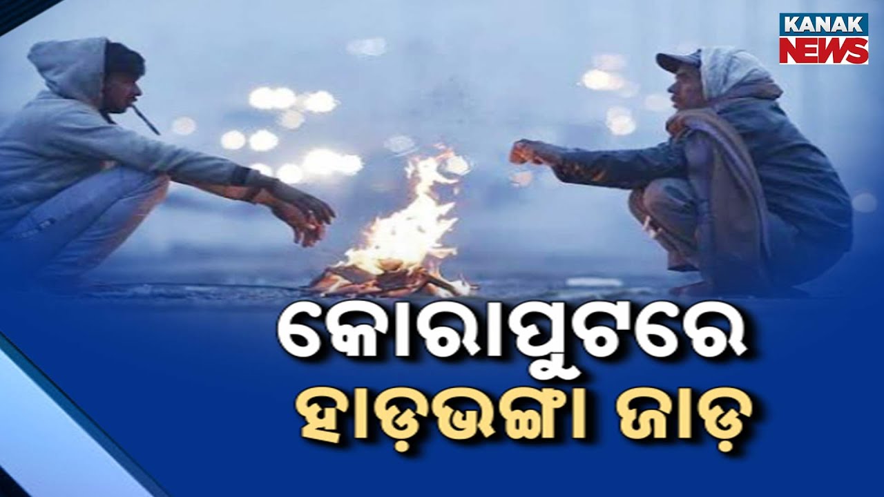 କୋରାପୁଟରେ ହାଡ଼ଭଙ୍ଗା ଜାଡ଼ | Koraput Damanjodi Records Lowest Temperature | Kanak News Digital