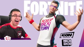 Nick Eh 30 reveals his Fortnite Icon Skin!