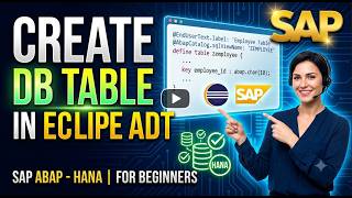Information DATABASE Table Create in Eclipse ADT and SAP GUI to Add Records Update
