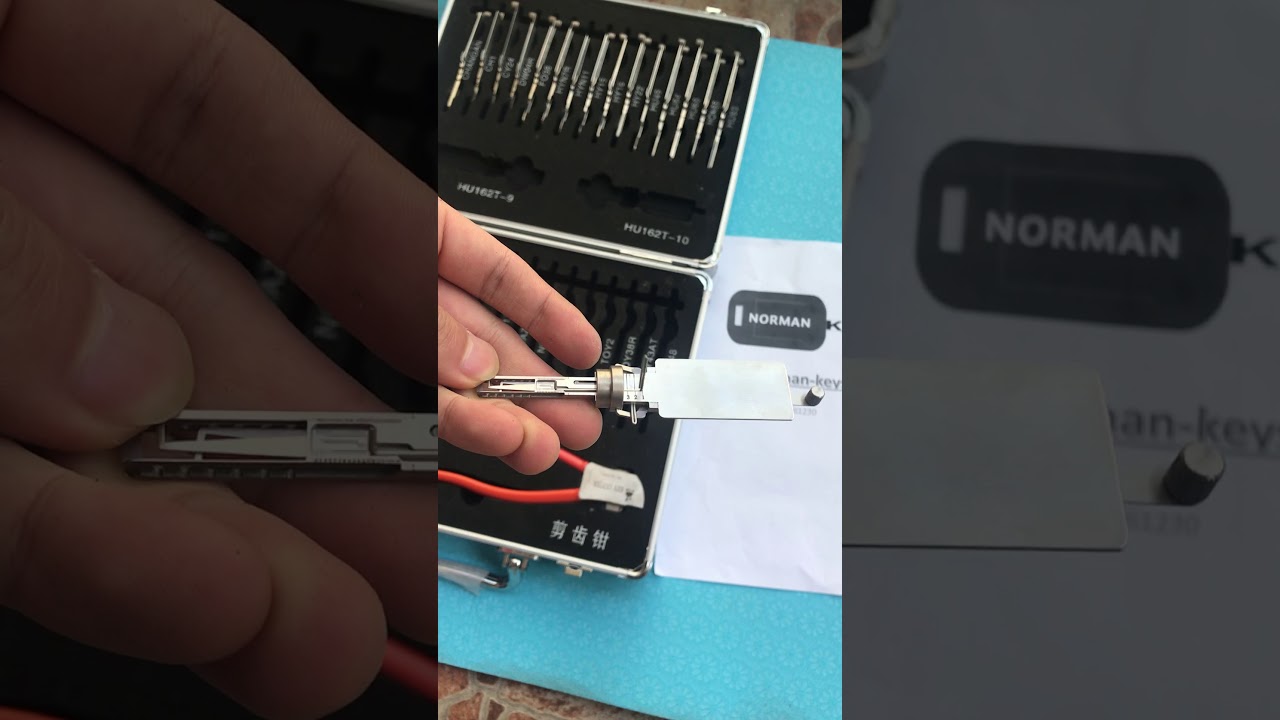 Live show of Genuine Lishi Tool Kit with 33 pcs decoders