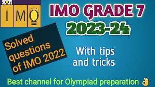 IMO Grade 7| SOF IMO 2023-24 | important questions of IMO | Solved question paper| Math Olympiad screenshot 5