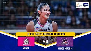 AKARI vs CHOCO MUCHO | SET 5 HIGHLIGHTS | 2026 PVL ALL-FILIPINO CONFERENCE | MAR 28, 2026