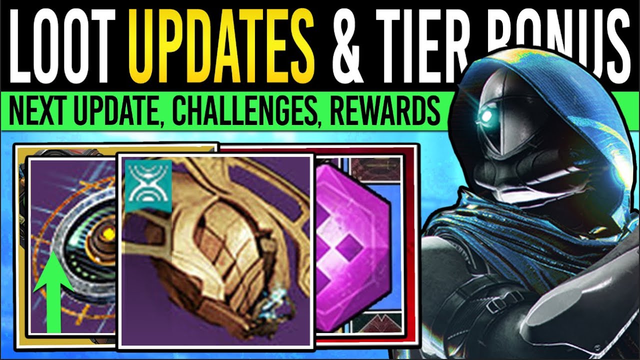Destiny 2: REWARD UPDATES & CONTENT REFRESH! Next Patch, Weird Challenges, Tier Bonuses (30 Sept)