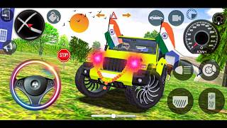 Dollar (Song) Shidu Mosewala Modified Mahindra White Thar Indian Cars Simulator 3D Gameplay Part-106