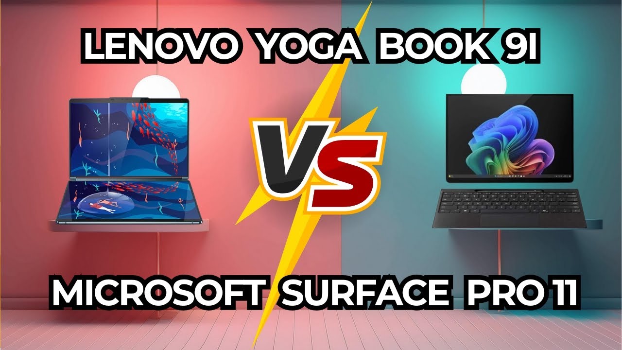 Lenovo Yoga Book 9i vs Microsoft Surface Pro 11 🔥 Which is Best? [2025