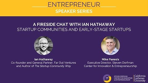 CLU | Entrepreneur Speaker Series - Ian Hathaway