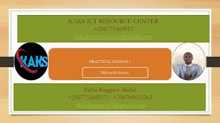 practical lesson 1 Ms Access