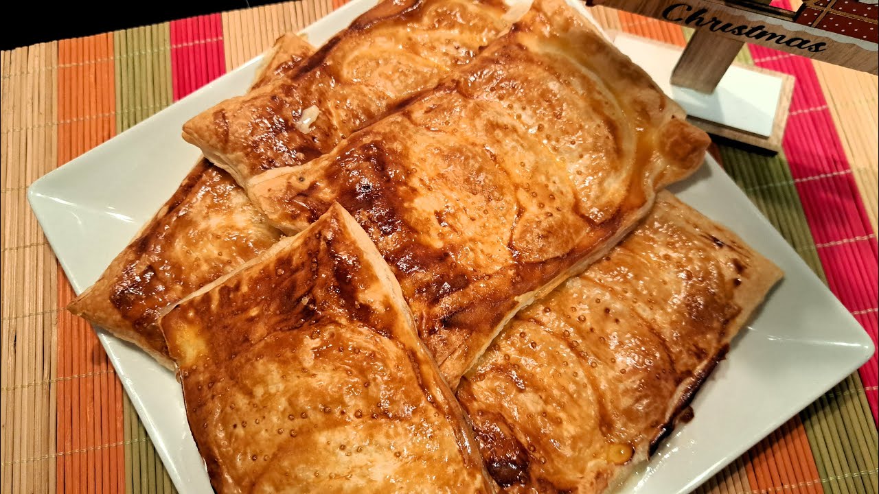 TARTALETAS DE MANZANA, ALMENDRAS Y MIEL.Apple, almond and honey tarts