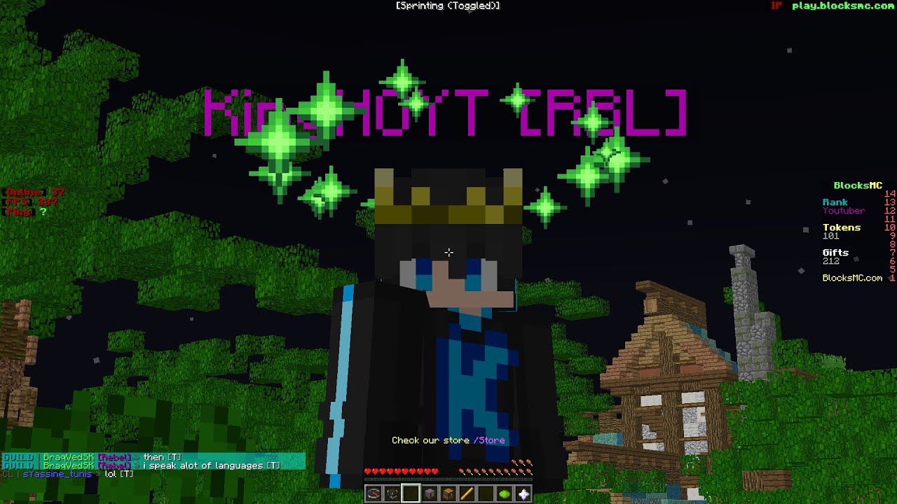 Minecraft Live | BlocksMC | Having Fun 👌 - YouTube