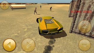 Extreme Car Zombie Run Over Android GamePlay screenshot 1