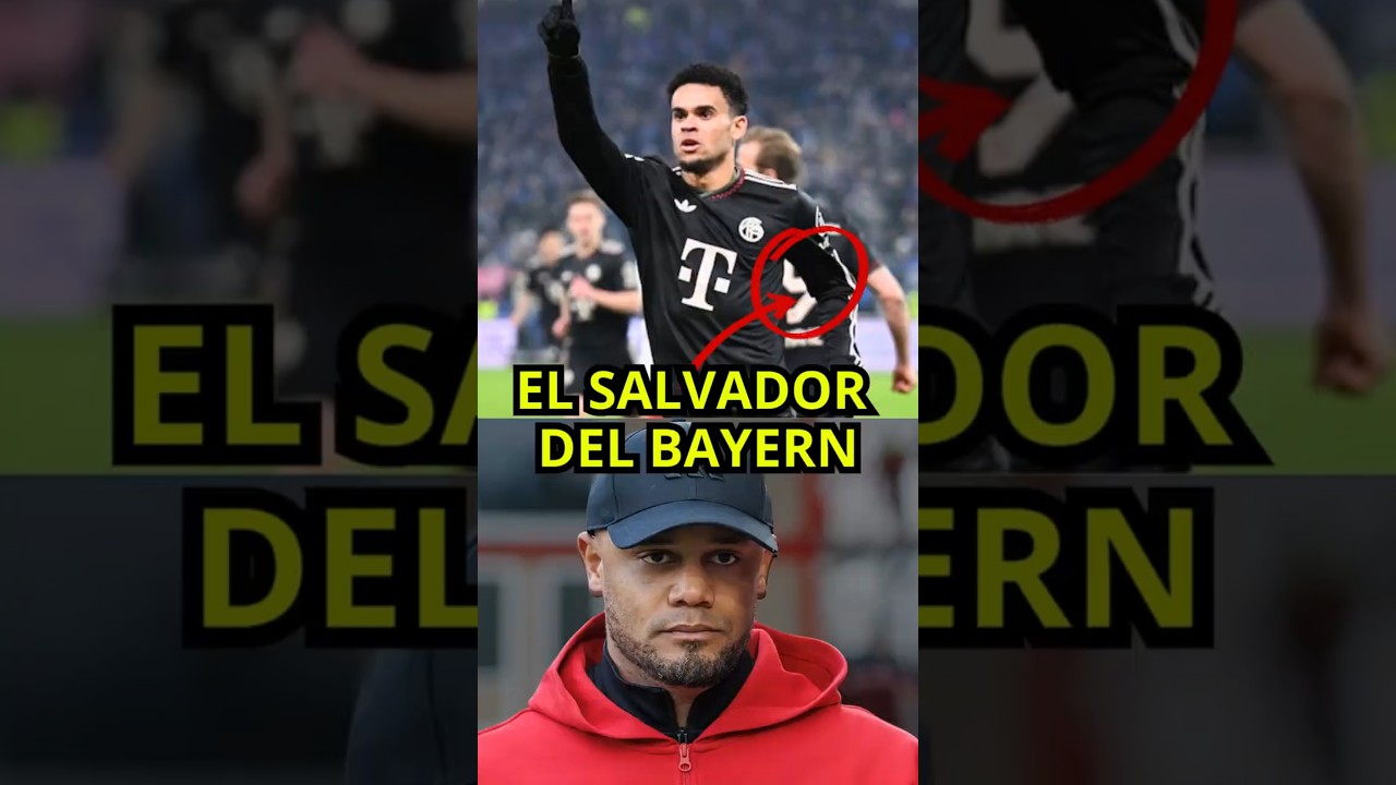 IMPARABLE: Luis Díaz entró del banco y salvó al Bayern del desastre