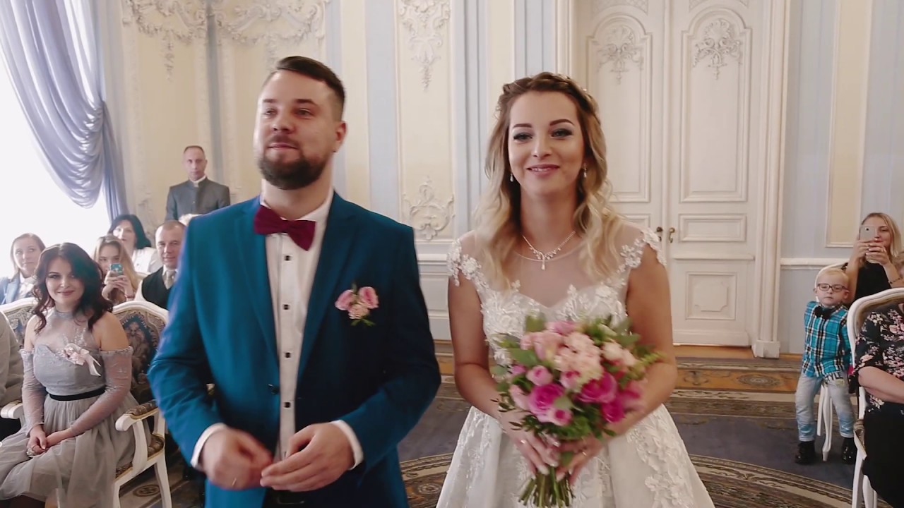 Свадебный фильм молодожен в Загсе на Фурштатской