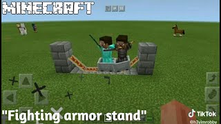 How to make an armor stand for fighting | #Short screenshot 4