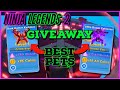 NINJA LEGENDS 2 BEST PET GIVEAWAY!  FREE PETS FOR EVERYONE - JOIN FOR FREE PETS - ROBLOX