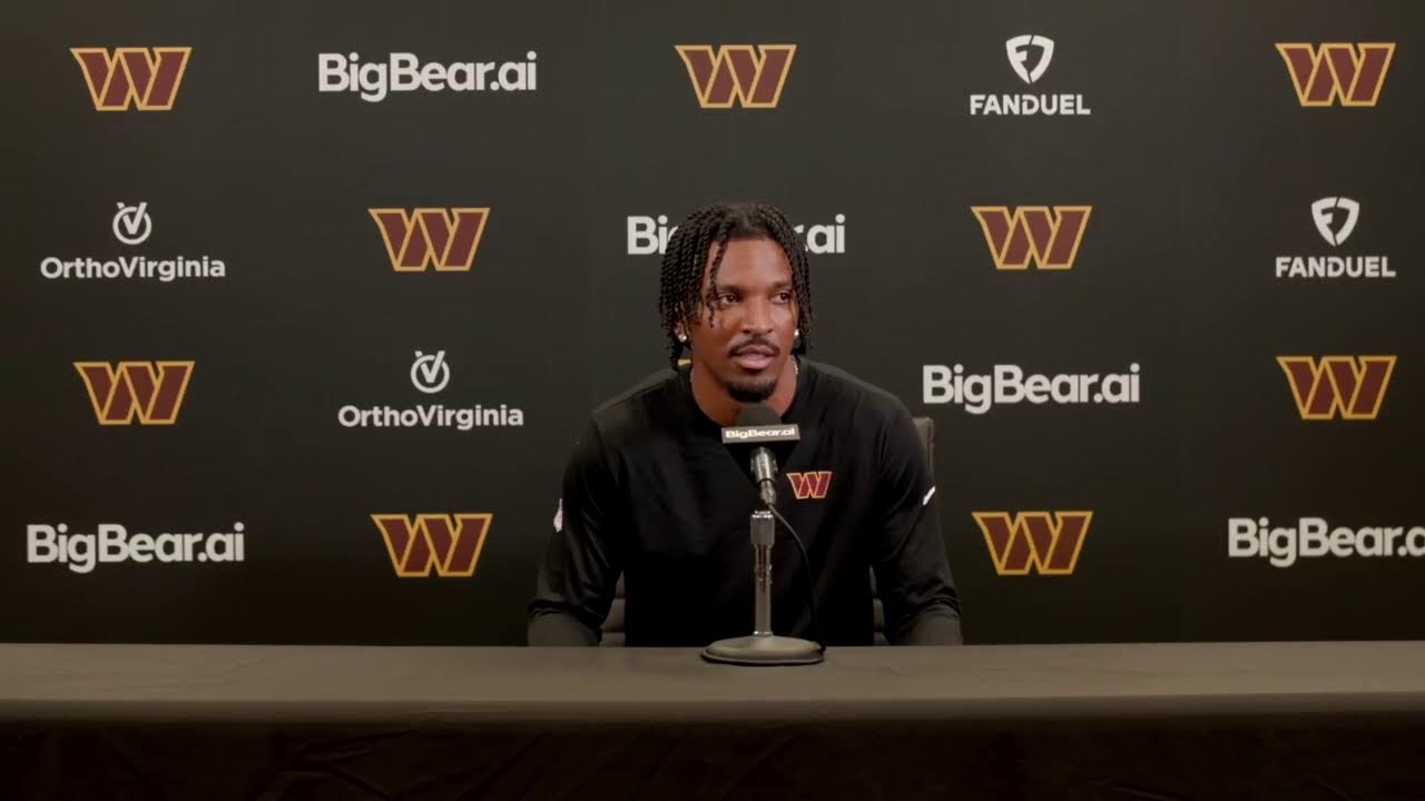 QB Jayden Daniels Speaks to the Media After Practice | Washington Commanders