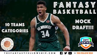 Fantasy Basketball Mock Draft - ESPN - 10 Team Categories