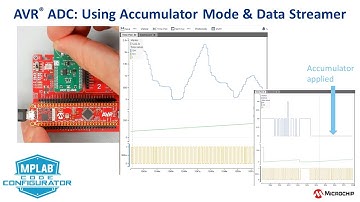 MCC Melody AVR® ADC PLIB Driver: Basic Conversion with Data Streamer and Using Accumulator Mode