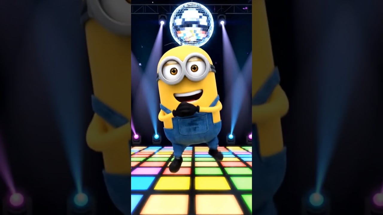 Minion dancing to Hook step song