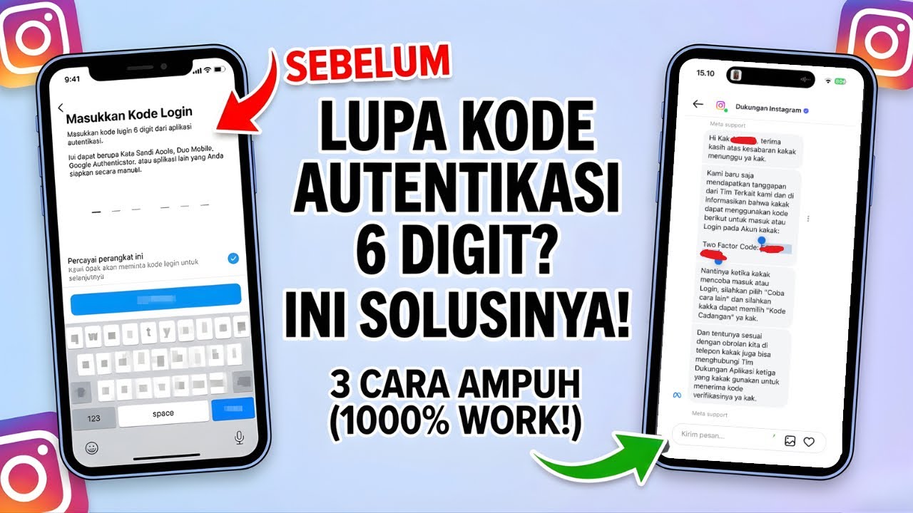 Lupa Kode 2FA? Ini 3 Cara Masuk Instagram Tanpa Kode Autentikasi! (Terbaru 2026)