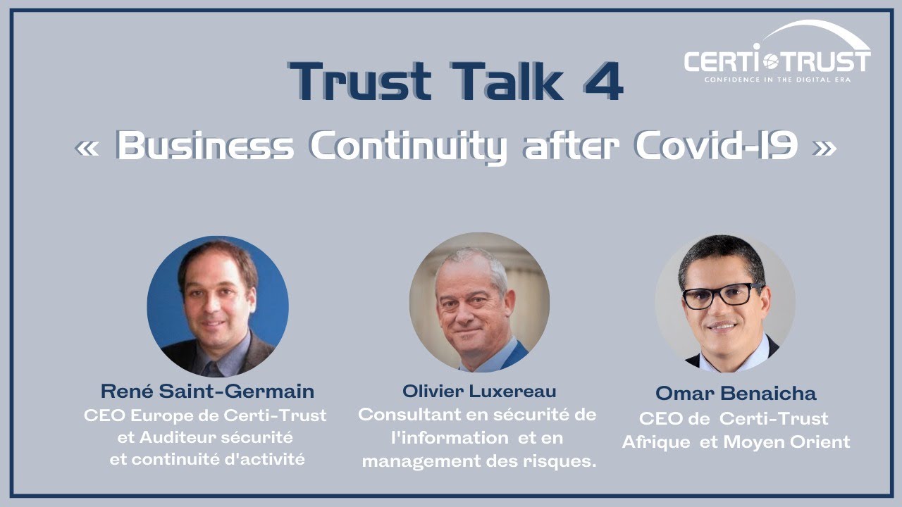 Trust Talk #4 Business Continuity after Covid-19