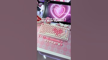 pink keyboard 💖 #mechanicalkeyboard #pink #keyboard #keyboardasmr #kawaii