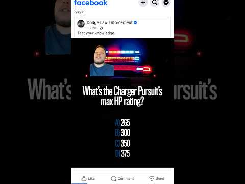How Much Hp Is A Police Charger
