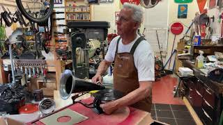 629.  The Standard Talking Machine AA phonograph, “open works”