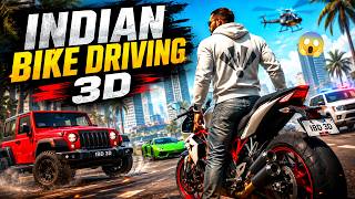 Indian Bike Driving 3D 🚀 New Open World Gameplay! Police Chase, Superbike & Crazy Stunts 😱 screenshot 3
