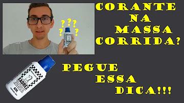 Pode misturar a tinta na textura?