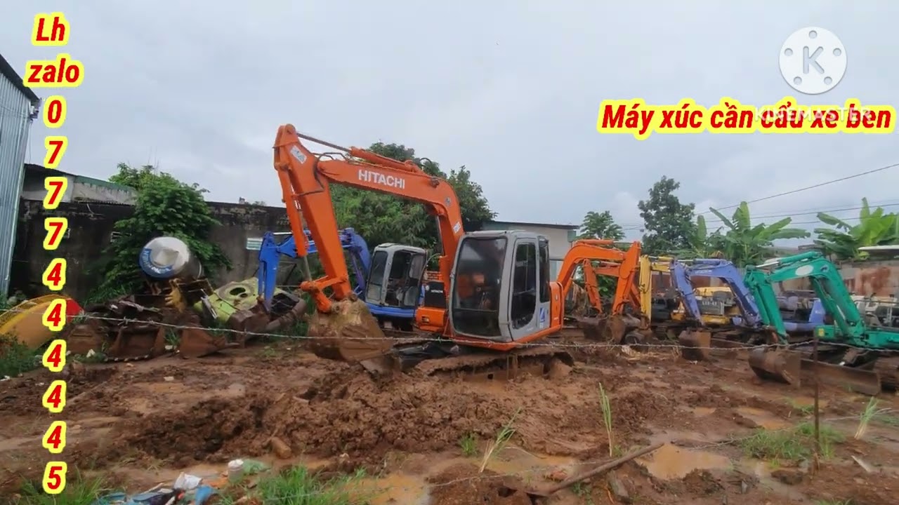 Báo giá máy xúc đào HITACHI EX 60-5 giá 330 tại DAK LAK