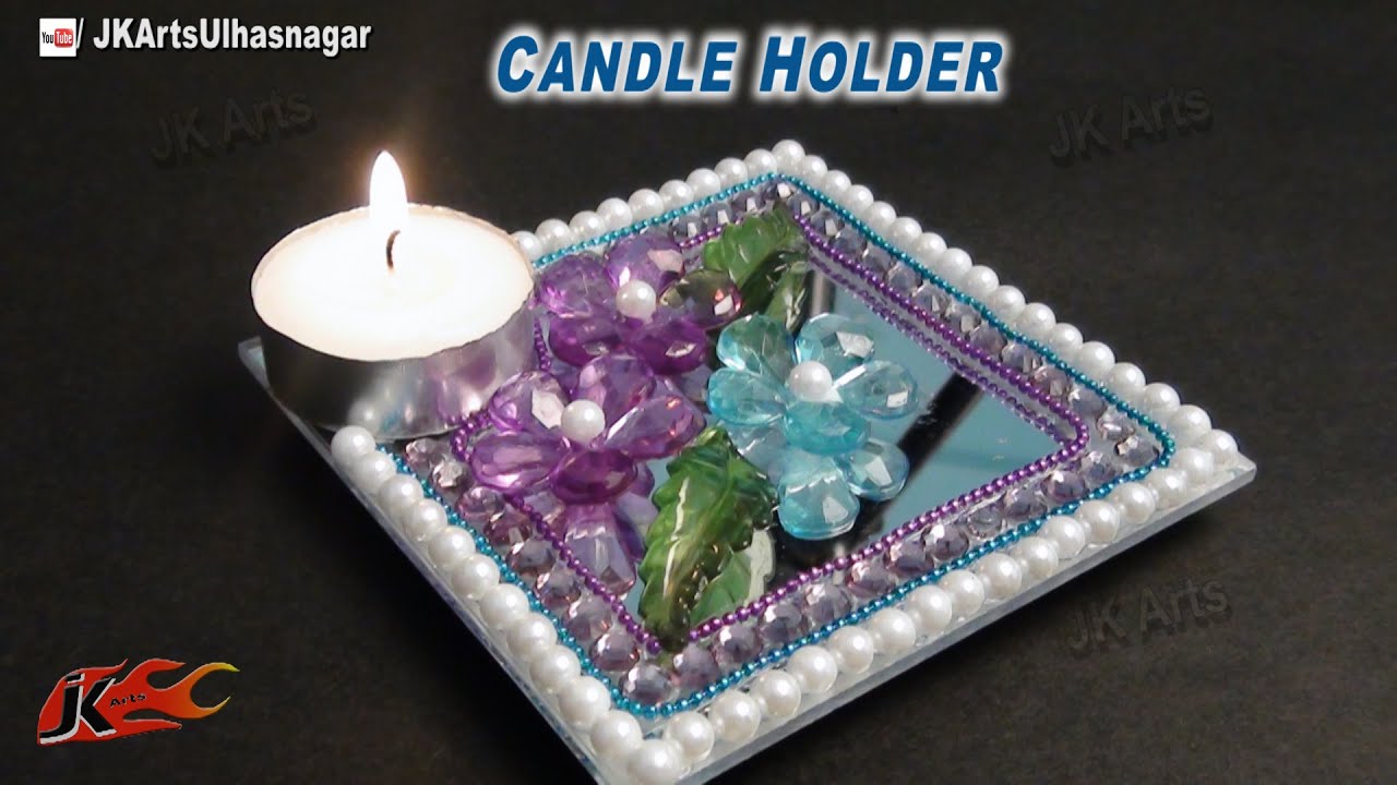 DIY Candle / Votive Holder | How to make | JK Arts 692