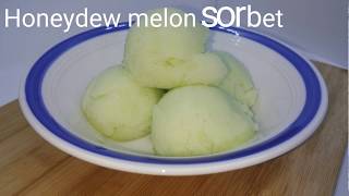 Honeydew melon sorbet (no ice cream machine) (27)