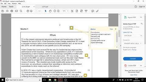 Exam Technique - Reading a Case Study