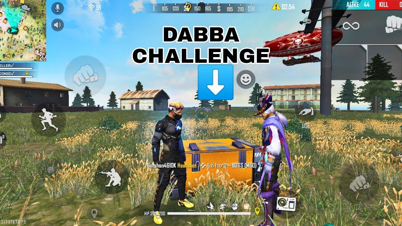 ONLY DABBA CHALLENGE|| GARENA FREE FIRE|| LE ICONIC GAMING||