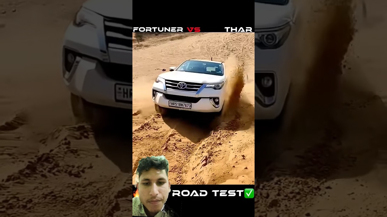 Fortuner vs Thar 💥 Real Off-Road Test | Desert Challenge 