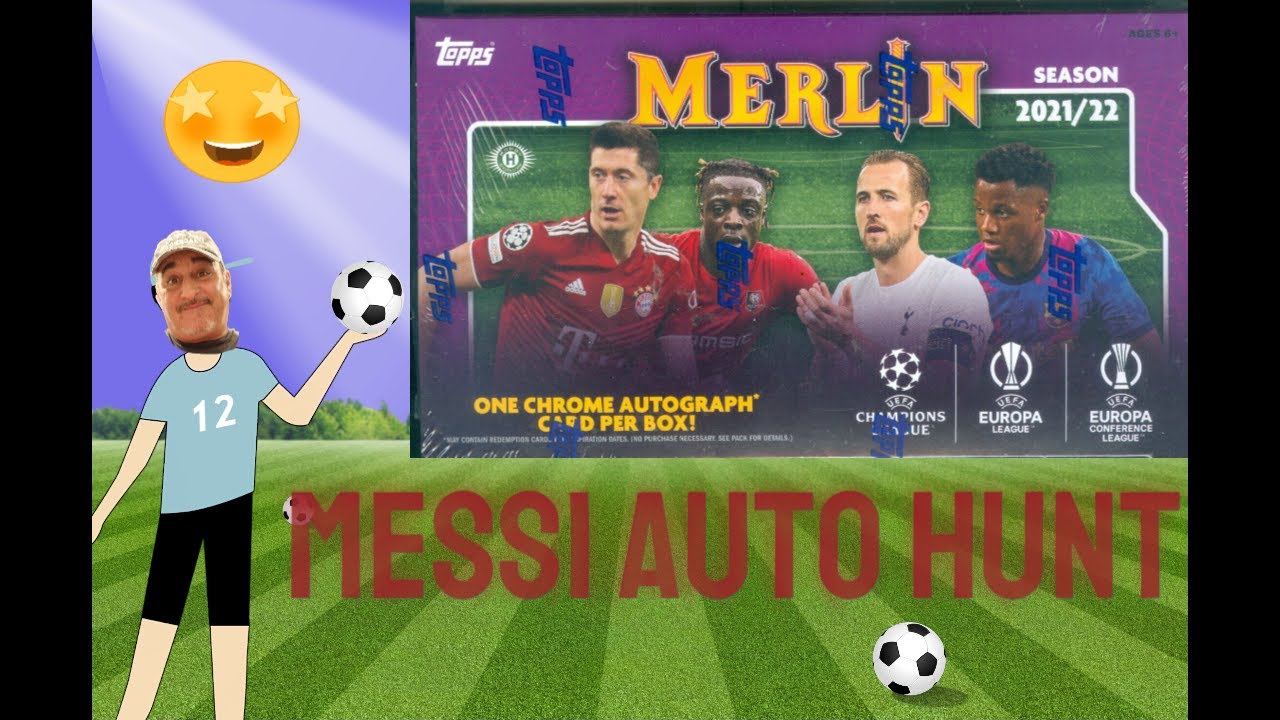 Throwback look at 2021/22 Merlin Soccer. Messi Auto Hunt - YouTube