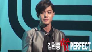Video thumbnail of "[Fancam 42] SS501 Hyun Joong Focus - "FOREVER" @ Special  Movie Screening [10.06.13]"