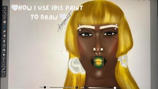 How i use Ibis Paint to draw | my digital art process ⁎⁺˳✧༚