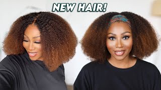 I LOOK DIFFERENT! 😲 | 13x6 NATURAL HAIR WIG INSTALL | NO GLUE, NO BLEACHING NEEDED!!