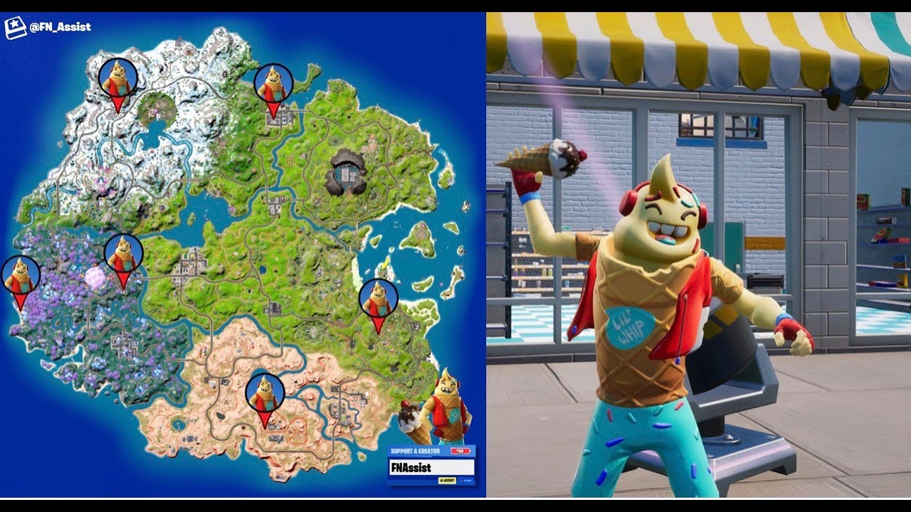 EMPLACEMENT PERSONNAGE P'TIT SUR FORTNITE SAISON 3 YouTube