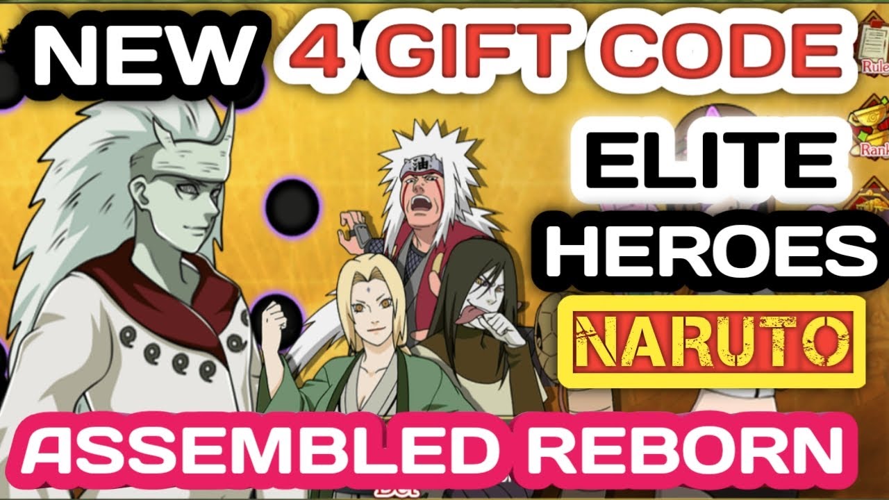 Naruto Heroes Assembled Reborn : NEW 4 GIFT CODE  2023 