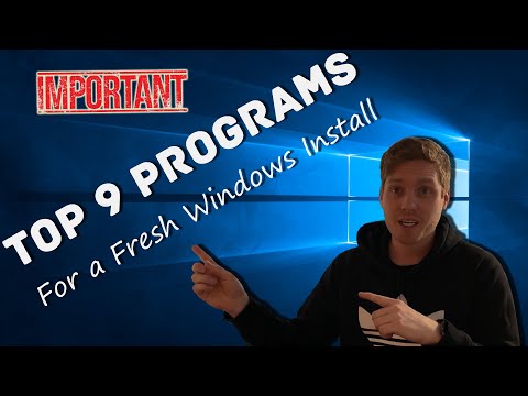 WHAT TO INSTALL AFTER BUILDING A PC - Top 10 Programs for Windows