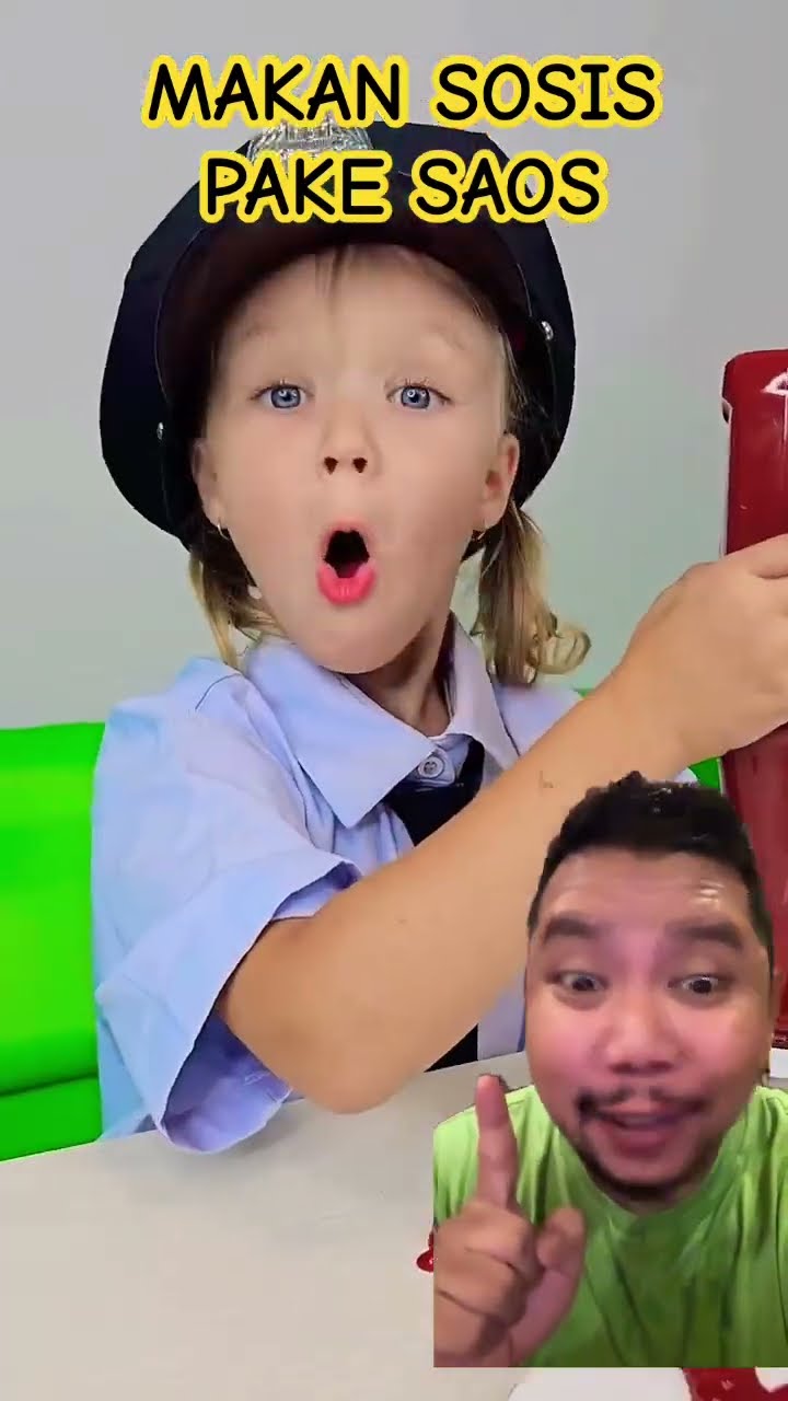 MAKAN SOSIS PAKE SAOS ENAK!!!?? #funny #shortsfeed #short #shortvideo
