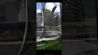 12 year old does double backflip