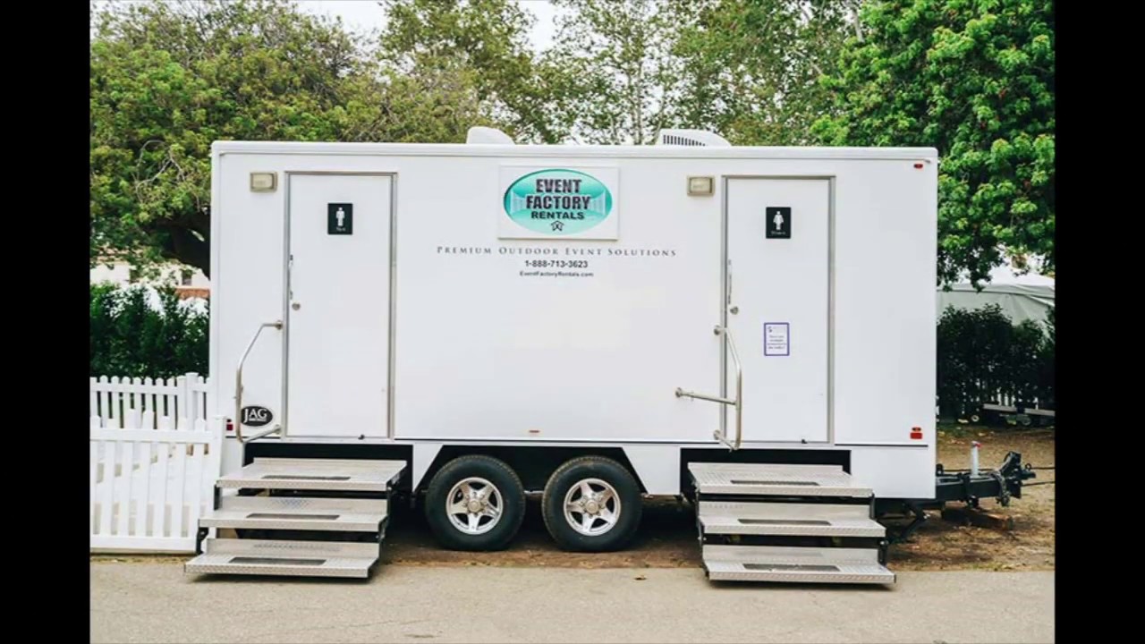 Portable Toilet Ventura Event Factory Rentals YouTube