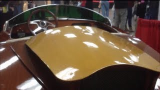 2013 Boat Show   Old Wooden Speed Boat